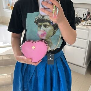 Kate spade pink heart purse